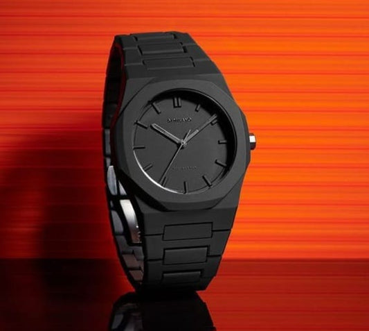 Black Arabic Aura Watch