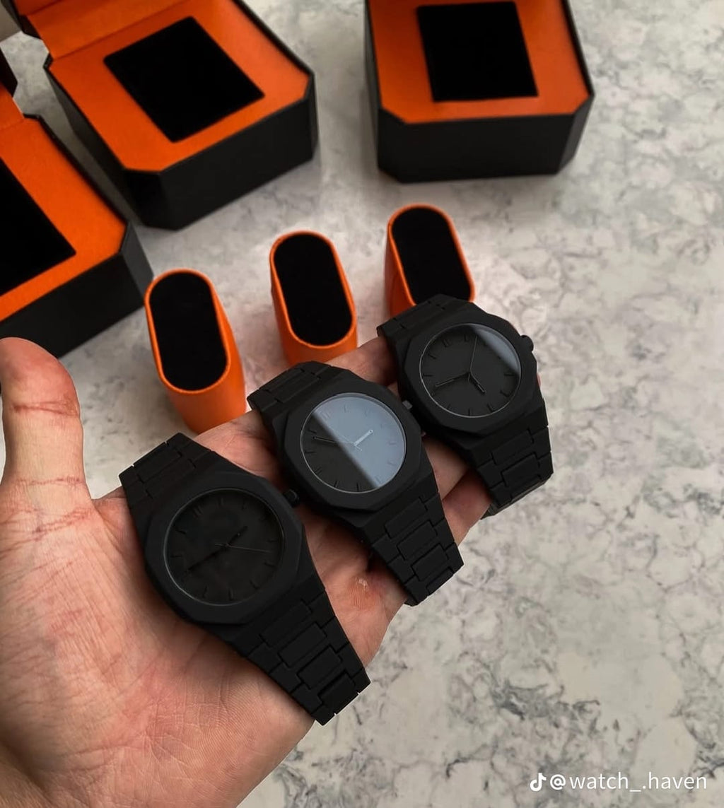 Black Arabic Aura Watch