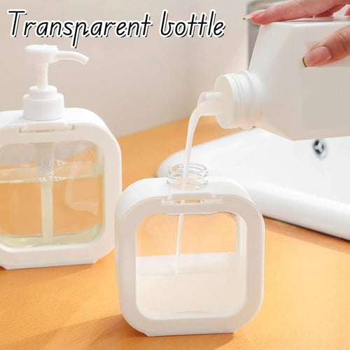 Soap/ Shampoo Dispenser. Made of High quality Plastic with Easy pumping. Most Beautiful and Aligant Soap Dispenser.