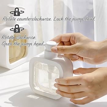 Soap/ Shampoo Dispenser. Made of High quality Plastic with Easy pumping. Most Beautiful and Aligant Soap Dispenser.
